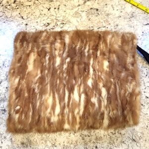 Vintage Sherman Original Genuine Mink Fur Muff
